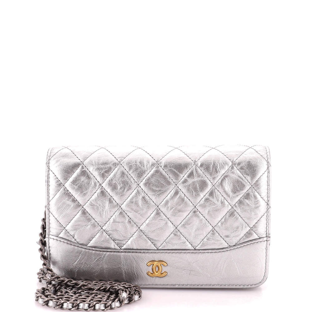 Chanel Gabrielle Wallet on Chain Quilted Aged Calfskin